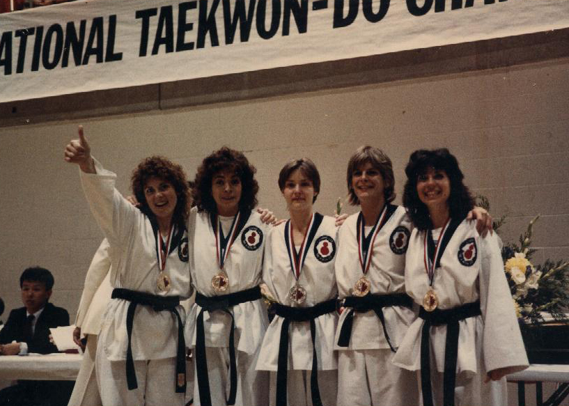 Master Dawn at the Taekwondo National Championship in 1986